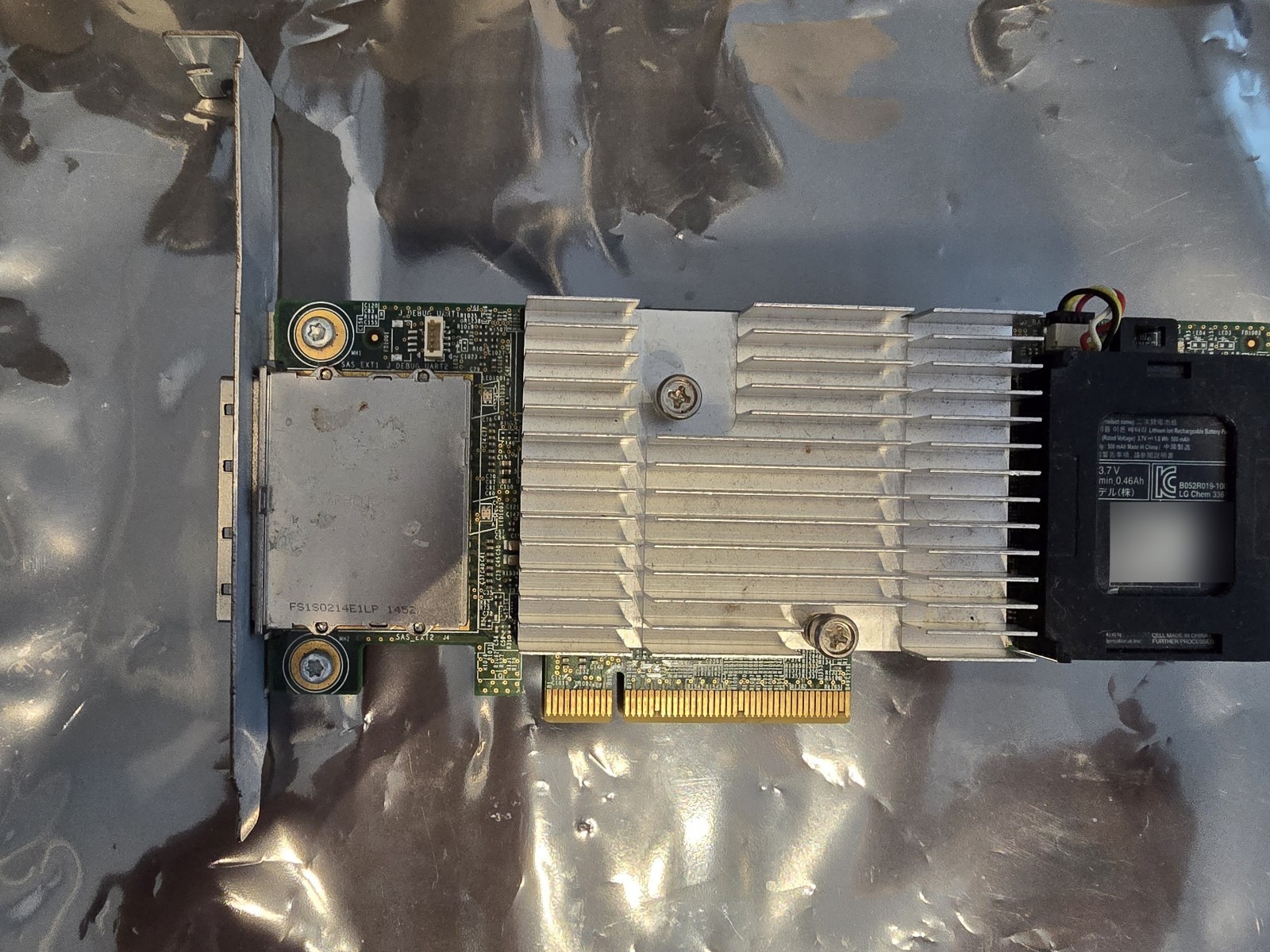 Dell PERC H810 1GB NV Cache External SAS RAID 0VV648 w/ Battery Full Height