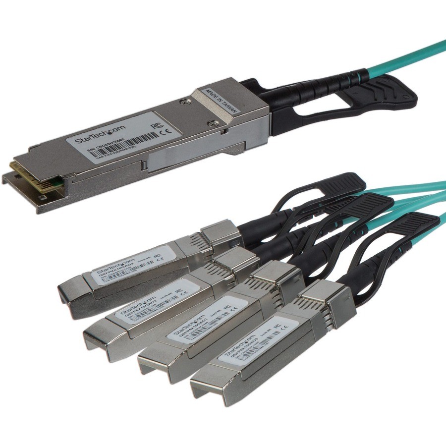 StarTech AOC Breakout Cable for Cisco QSFP-4X10G-AOC7M - 7m 40G 1x QSFP+ to 4x