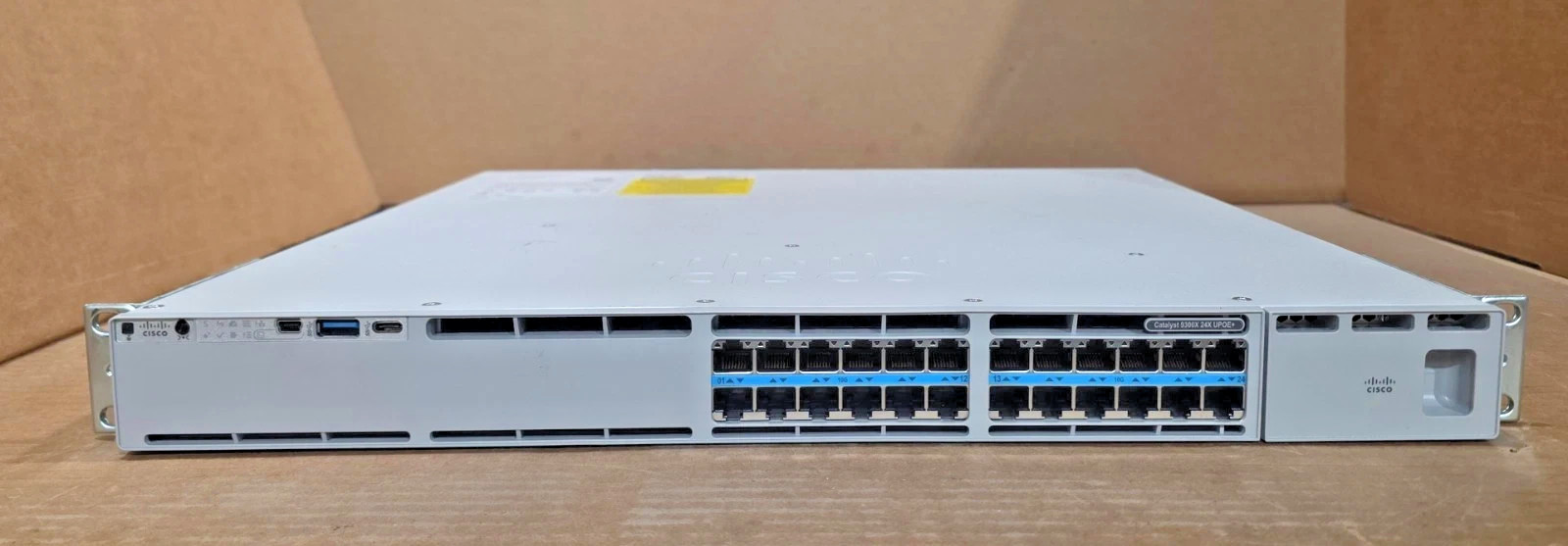 Cisco C9300X-24HX-E | NM-Blank| Dual PWR-C1-1100WAC-P Power Supply| Rack Mount