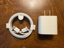 Apple OEM 20W AC to USB-C Adapter & USB-C to USB-C Cable; NOB picture