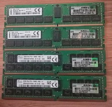 LOT OF 4 HP 840758-091 32GB DDR4 PC4-2666 Registered Server Memory 128GB Total picture