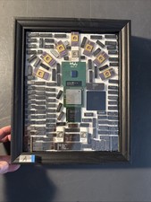 Intel, AMD, WE,ATT, M, CCCP,+ICs, Shadow box Vintage For The Collector. See Info picture