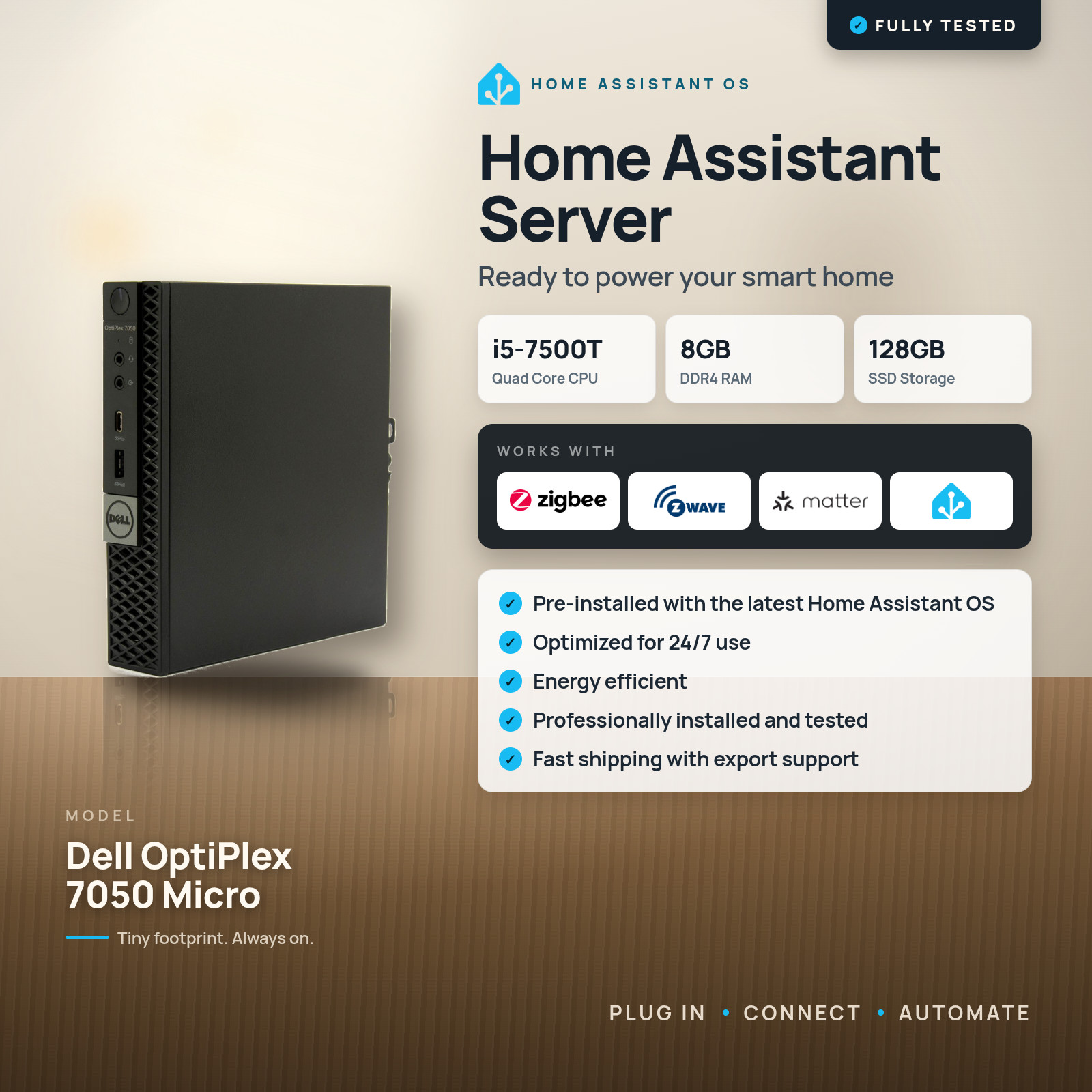 Home Assistant Server | 8GB RAM | 128GB SSD | Intel i5 Quad-Core | Dell OptiPlex Home Assistant Server | 8GB RAM | 128GB SSD | Intel i5 Quad-Core | Dell OptiPlex