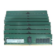 128GB Lot (8x 16GB) Micron DDR4 3200MHz ECC Registered Server RAM picture