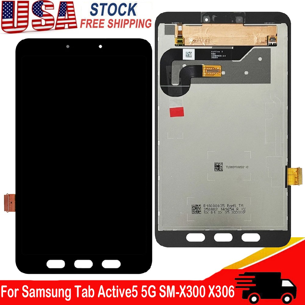 LCD Display Touch Screen Digitizer For Samsung Galaxy Tab Active5 X300 SM-X308U LCD Display Touch Screen Digitizer For Samsung Galaxy Tab Active5 X300 SM-X308U