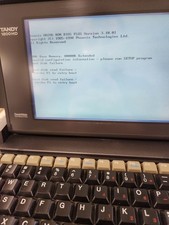 RARE Vintage TANDY 1800 HD Laptop Computer - With Power Supply.  picture