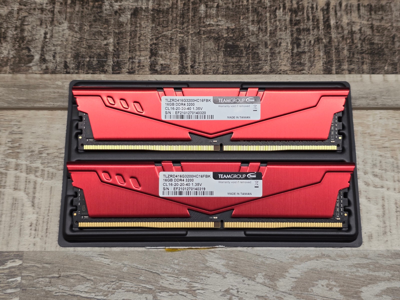 TeamGroup Vulcan Z 32GB (2x16GB) RAM DDR4 3200MHz TLZRD416G3200HC16FBK