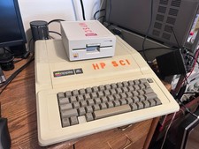 Apple IIe A2S2064 Vintage Computer Tested Working 5.25 Drive & Cards picture