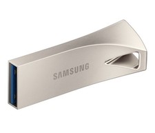 Oem Samsung BAR Plus 256 GB USB 3.1 Flash Drive - Champagne/Silver NEW SEALED picture