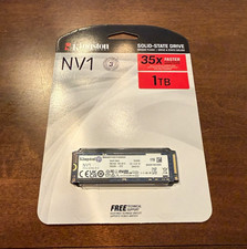 Kingston NV1 1TB M.2 NVMe PCIe Internal SSD, Black (SNVS/1000G) picture