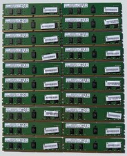 Lot of 20 Samsung 8GB each PC4-21300 DDR4-2666 MHz ECC Memory picture