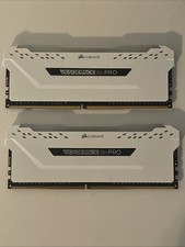 Corsair Vengeance RGB Pro DDR4 16GB RAM 2x8GB 3200MHz CL16 DIMM White picture