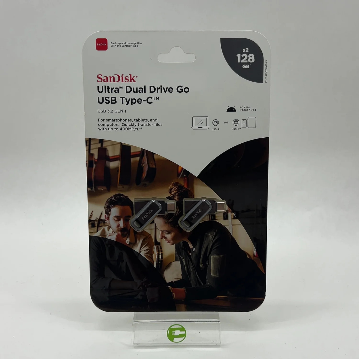 New SanDisk Ultra Dual Drive Go 2x 128GB USB-A/USB-C Flash Drive New SanDisk Ultra Dual Drive Go 2x 128GB USB-A/USB-C Flash Drive