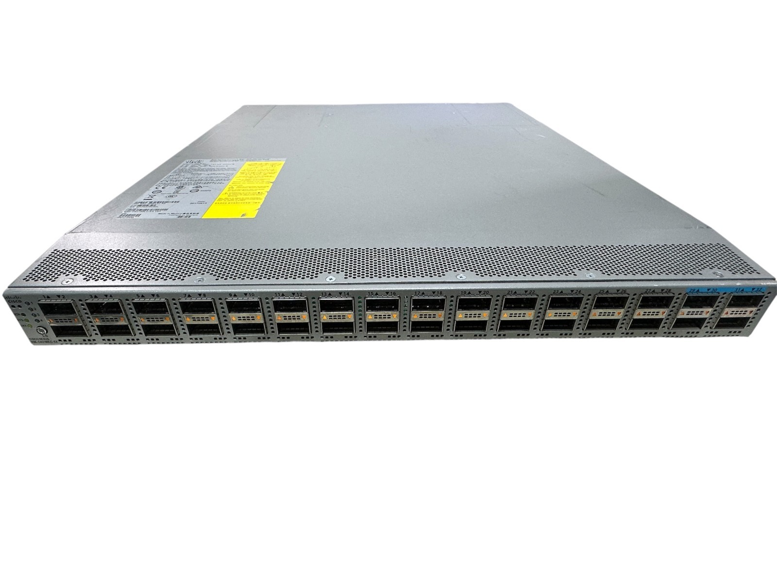 CISCO NEXUS 9300 N9K-C93180LC-EX 32-PORTS 32 x 40/50 Gbe QSFP+ NETWORK SWITCH CISCO NEXUS 9300 N9K-C93180LC-EX 32-PORTS 32 x 40/50 Gbe QSFP+ NETWORK SWITCH