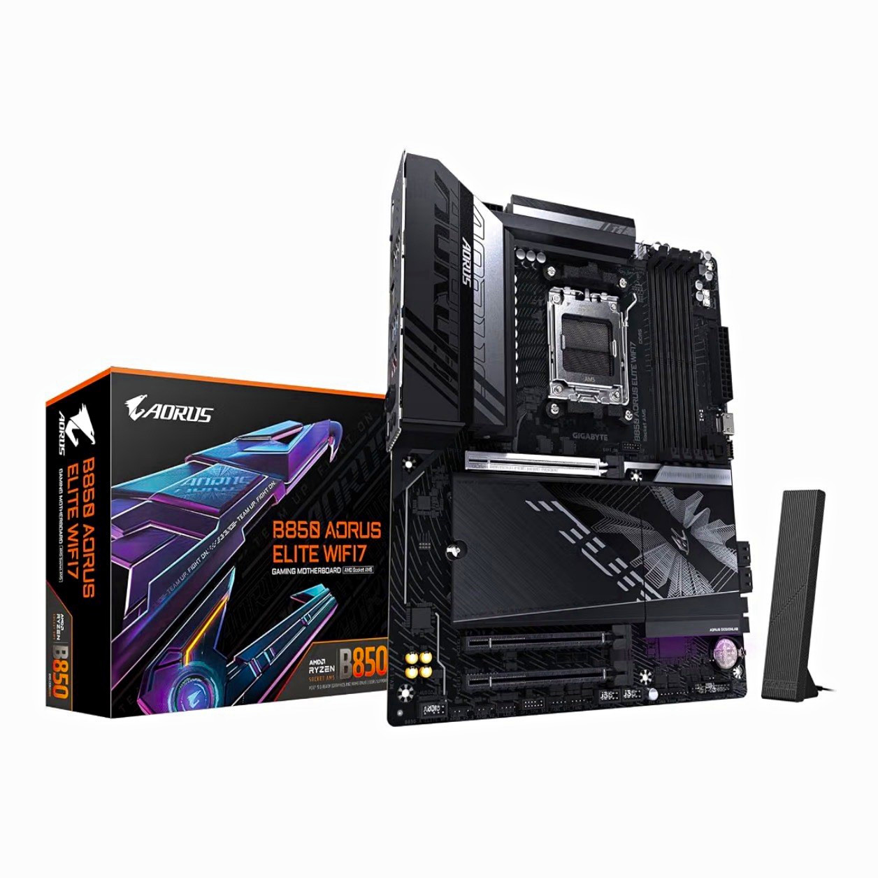 GIGABYTE B850 AORUS Elite WIFI7 AMD AM5 ATX Motherboard, AMD Ryzen Series, DDR5