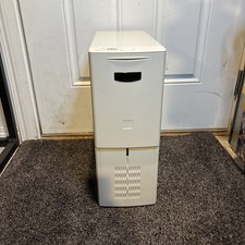 Vintage Retro Beige ATX Sleeper PC Desktop Computer Case Good Condition picture