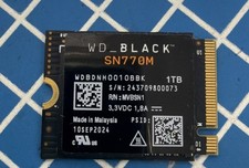 WD_BLACK 1TB SN770M M.2 2230 NVMe SSD Model WDBDNH0010BBK Open Box Ready For Use picture