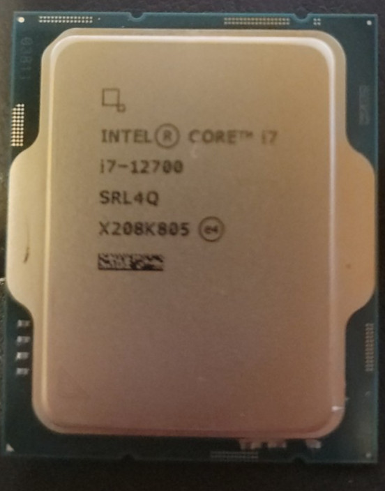 Intel Core i7-12700 12 Core X208K805 LGA 1700 AS IS Intel Core i7-12700 12 Core X208K805 LGA 1700 AS IS
