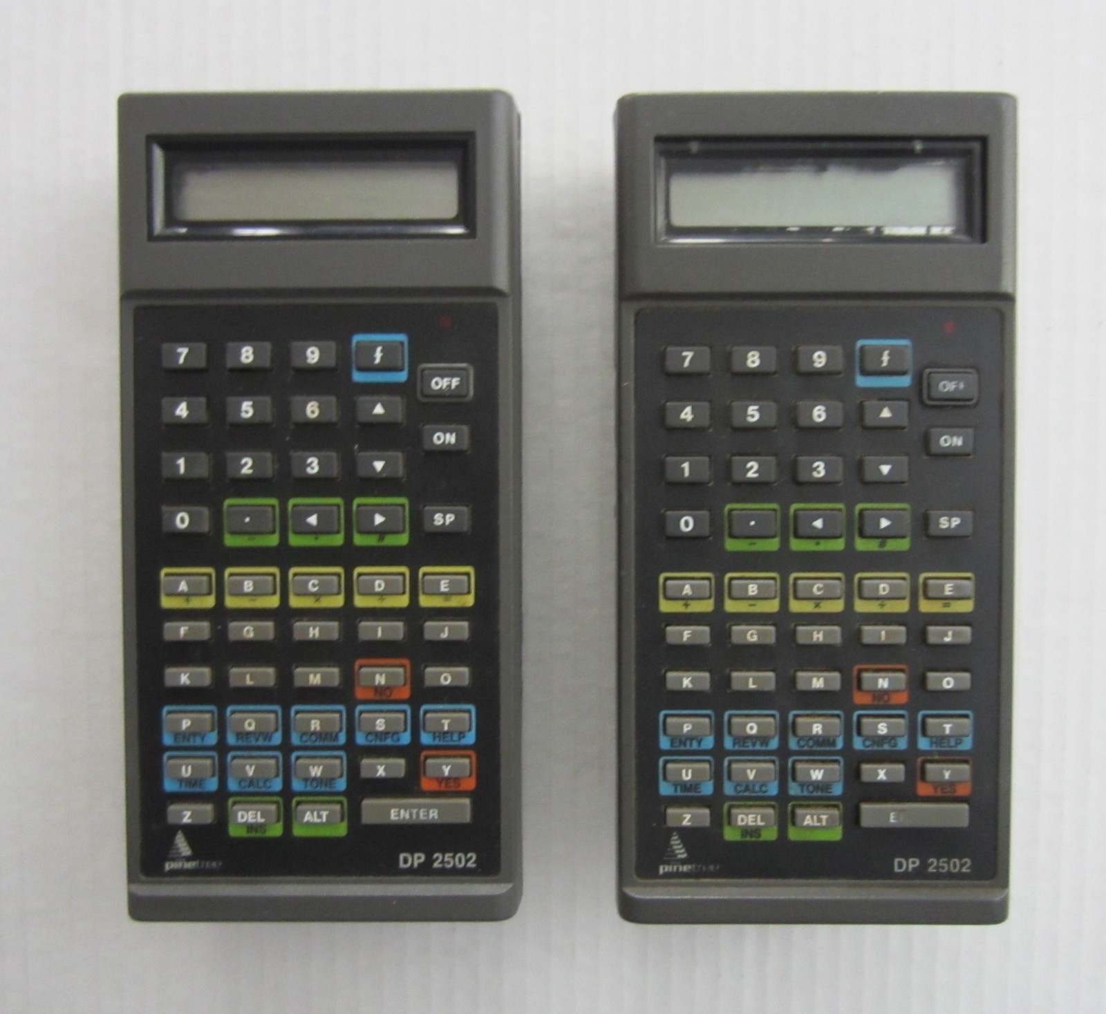 2 Vintage 1980's Pinetree Systems DP 2502 Portable Data Terminal Computers