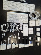 Lot of Apple OEM Accessories Keyboard iPod Network Display Power Adapters READ picture