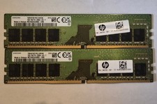 32GB (2x 16GB) Samsung HP DDR4 3200 Desktop Memory, DIMM, 1Rx8 PC4-3200AA-UA3-11 picture