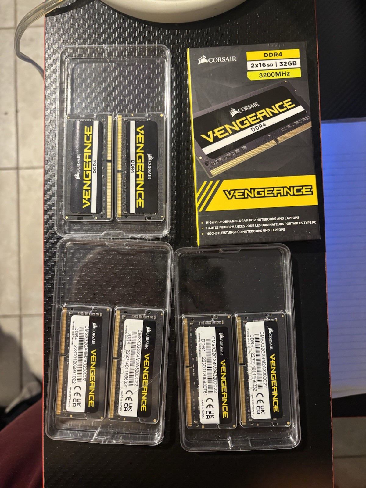 Corsair Vengeance 32GB (2 x 16GB) PC4-25600 (DDR4-3200) Memory...