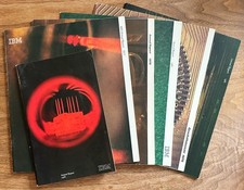 6 Vintage Collection of IBM Annual Reports 1968-1981 Computer History picture