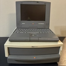 Apple Macintosh DuoDock Duo Dock M7779 & Powerbook 230 Vintage Mac RARE Vintage picture