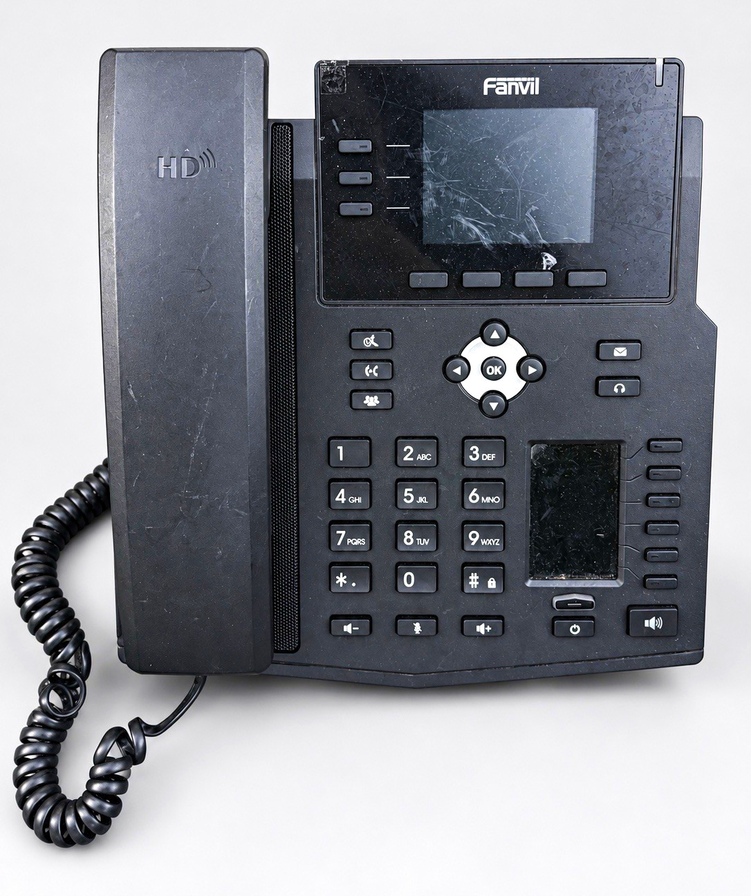 Fanvil X4U 12-Line IP Desk Phone VoIP Corded PoE Speakerphone Black Fanvil X4U 12-Line IP Desk Phone VoIP Corded PoE Speakerphone Black