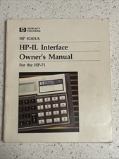 Hewlett Packard HP-71 Owner's Manual and Reference Manual Vintage Original picture