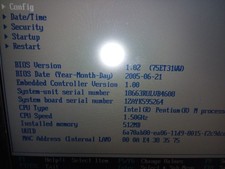 Vintage IBM Thinkpad X41 1866 Tablet Laptop Intel Pentium CPU picture