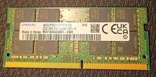 Samsung 32GB DDR4 SO-DIMM PC4-3200AA 260-Pin Laptop RAM M471A4G43AB1-CWE picture