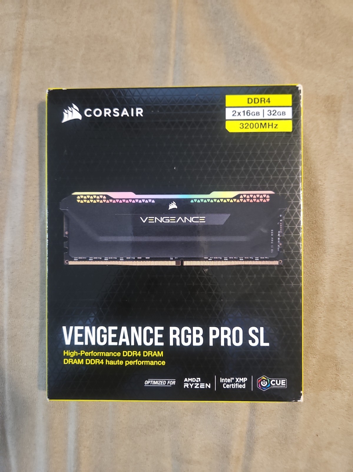 Corsair Vengeance 32GB (2x16GB) PC4-25600 (DDR4-3200) Memory...