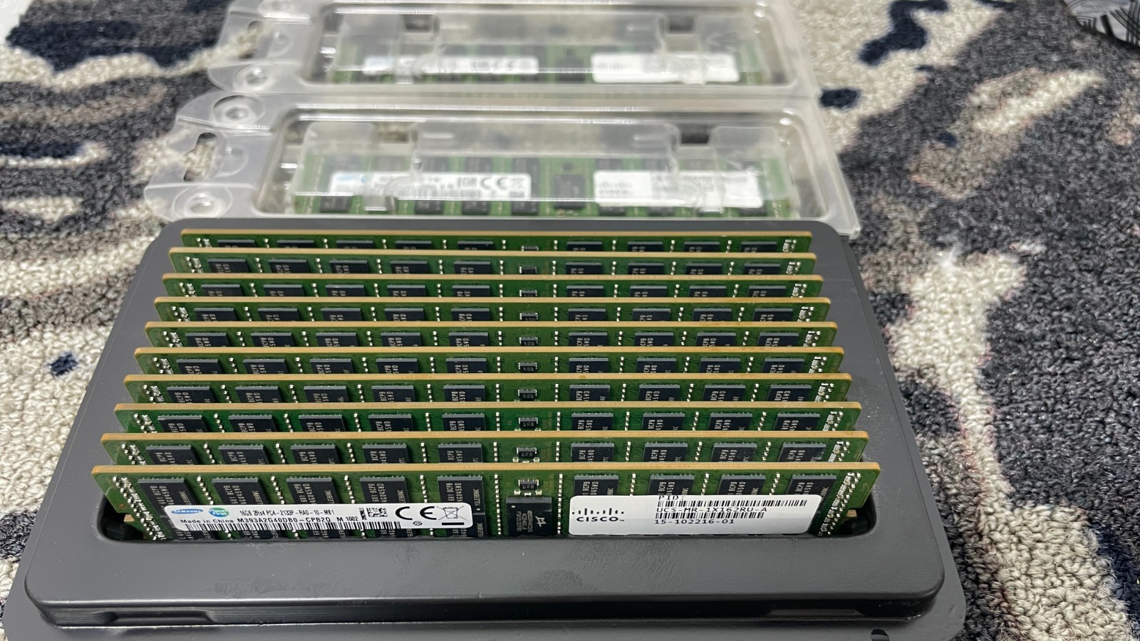 *Lot of 12* Samsung DDR4 2133 ECC RDIMM RAM - M393A2G40DB0-CPB2Q