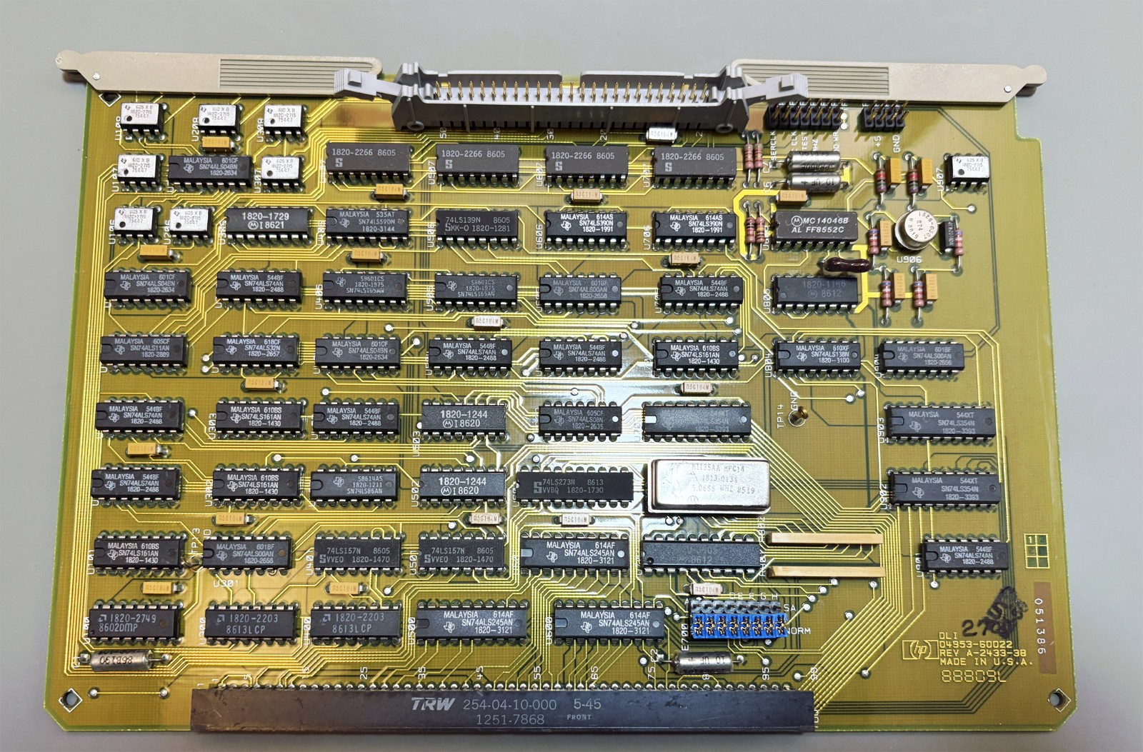 Vintage HP 04953 DLI Controller Card PCB, Circuit Board, Module Vintage HP 04953 DLI Controller Card PCB, Circuit Board, Module