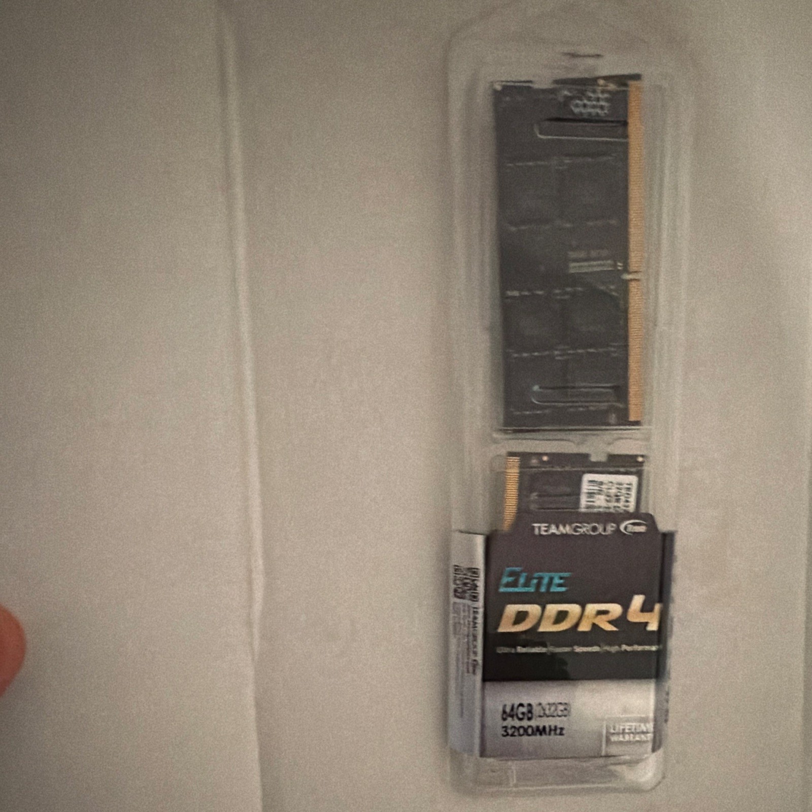 TEAMGROUP Elite 64GB (2x32GB) DDR4 3200MHz DIMM Desktop Memory RAM