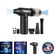 Electric Compressed Air Duster & Vacuum Cleaner - Cordless, 3-Speed Mini Blower picture