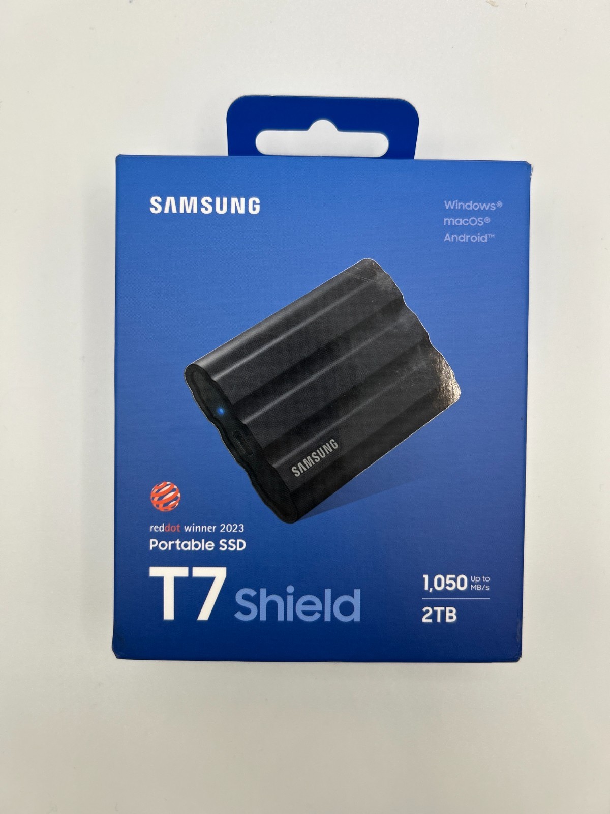 Samsung T7 Shield 2TB USB-C Portable External SSD - Black (MU-PE2T0S)
