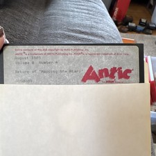 Atari Antic Mapping The Atari Computer System Disc picture