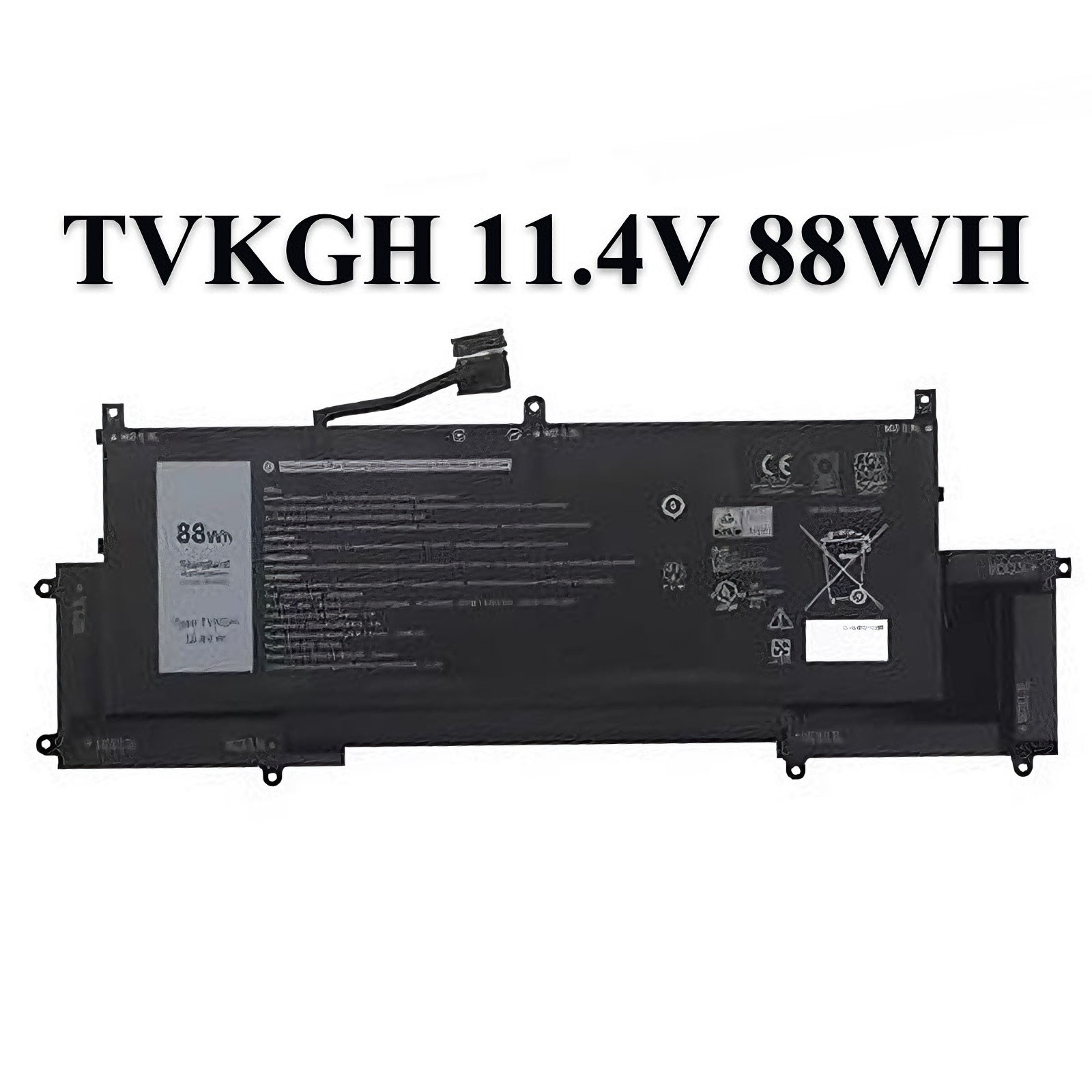 OEM TVKGH 88Wh Laptop Battery For Dell Latitude 9510 2-in-1 Latitude 9510 9520
