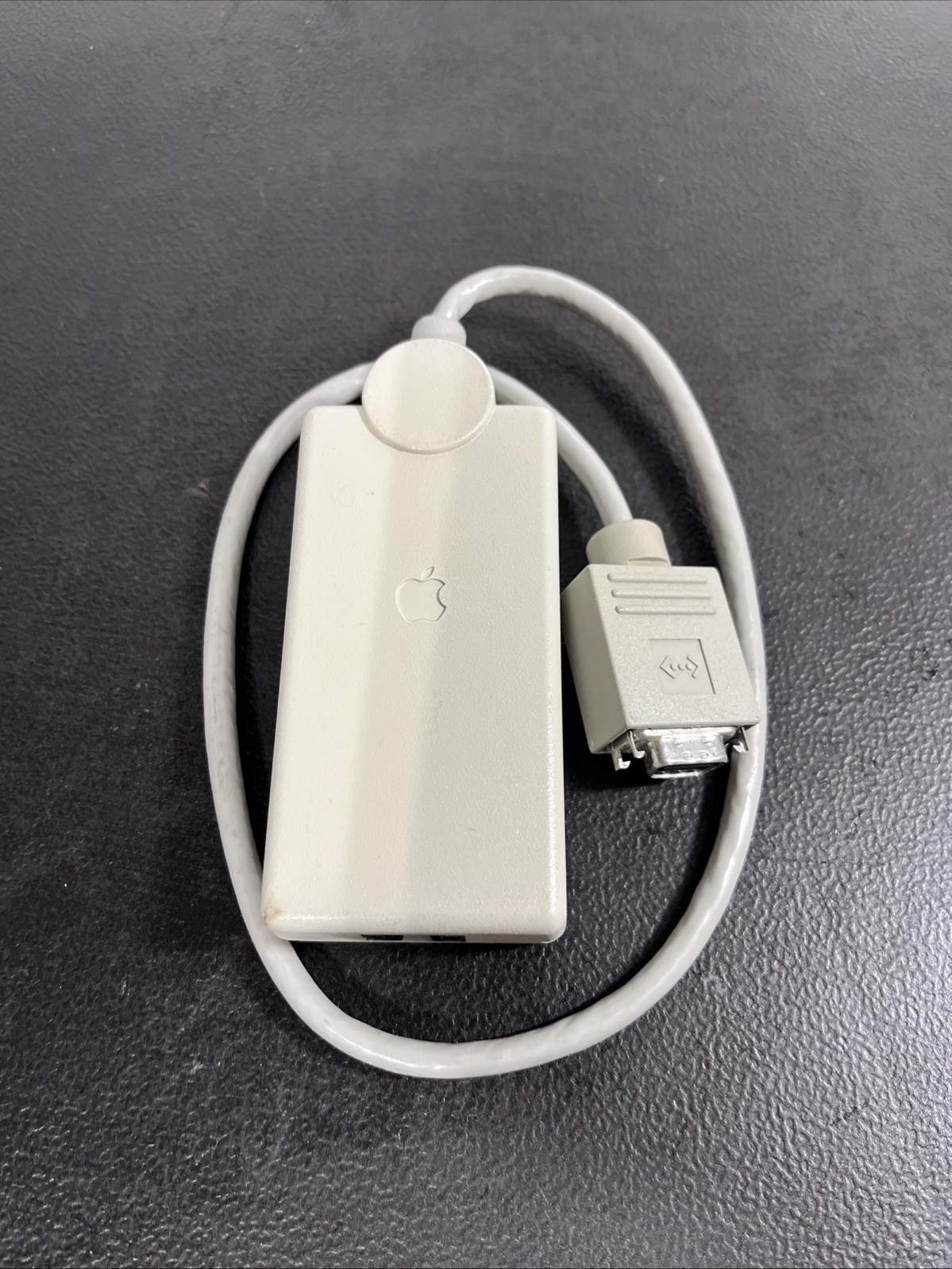 Vintage Apple Ethernet Twisted-Pair Transceiver M0437 RJ45 AAUI Adapter Beige