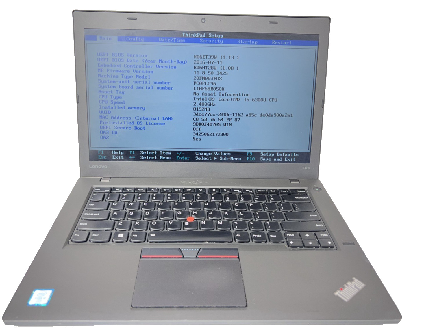 Lenovo ThinkPad T460 14\