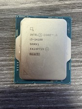 Intel SRMX1 Core i3-14100 @ 3.50 GHz Quad-Core Desktop CPU *Good* picture