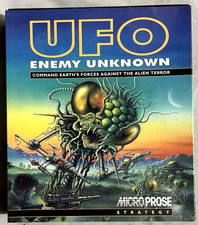 Rare UFO Enemy Unknown 3.5' disks Amiga Game AGA version Microprose 1994 picture