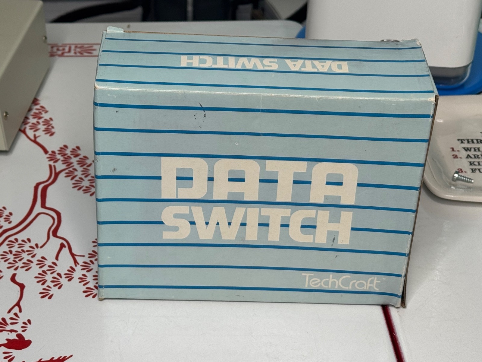 NOS Vintage TechCraft DB25 3-Way Data Transfer Switch A/B/C – New Old Stock Box