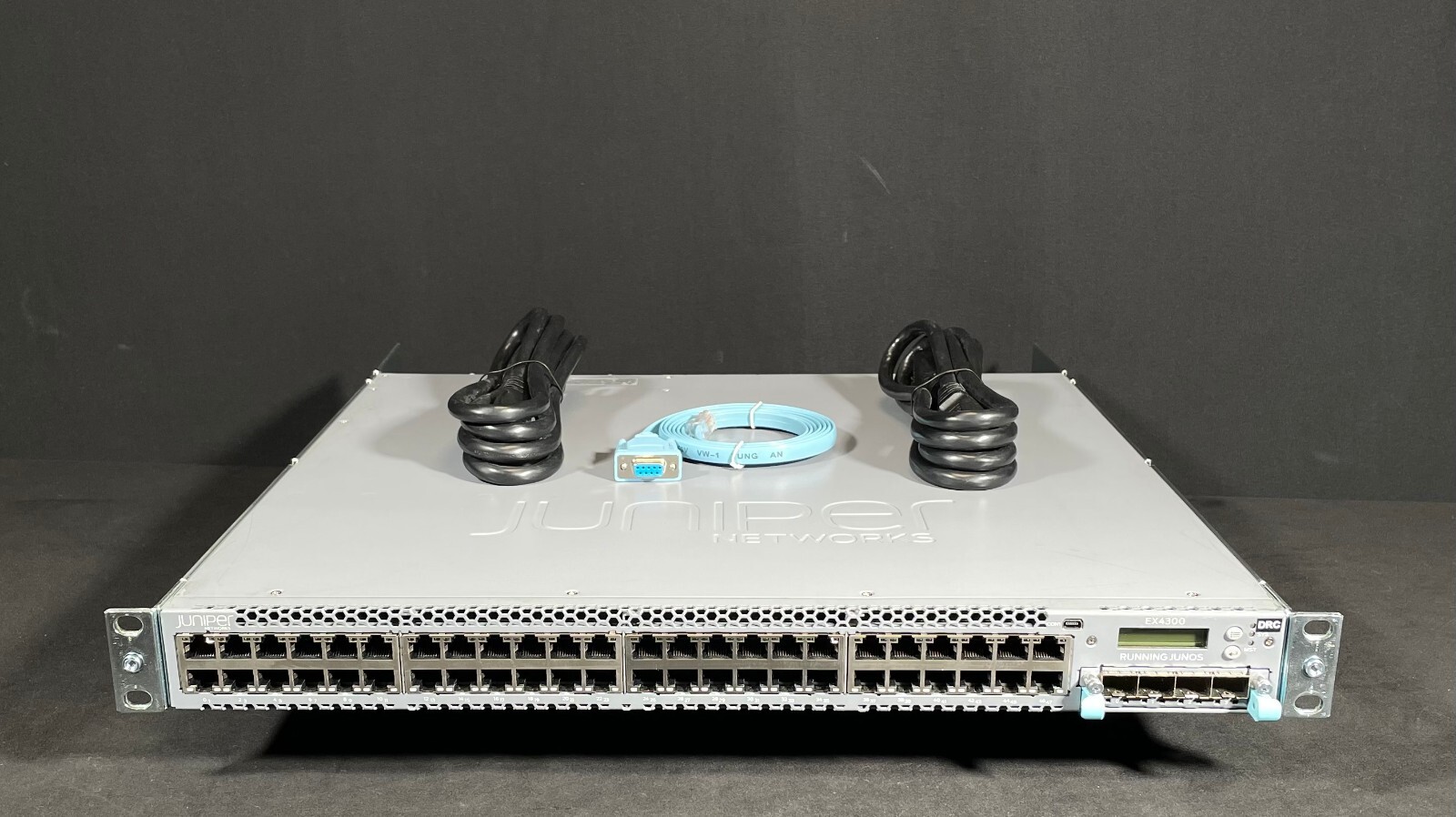 Juniper EX4300-48T-AFI 48x 1GB RJ-45 4x 40GB QSFP+ Switch w/ Rails- Fast Ship Juniper EX4300-48T-AFI 48x 1GB RJ-45 4x 40GB QSFP+ Switch w/ Rails- Fast Ship