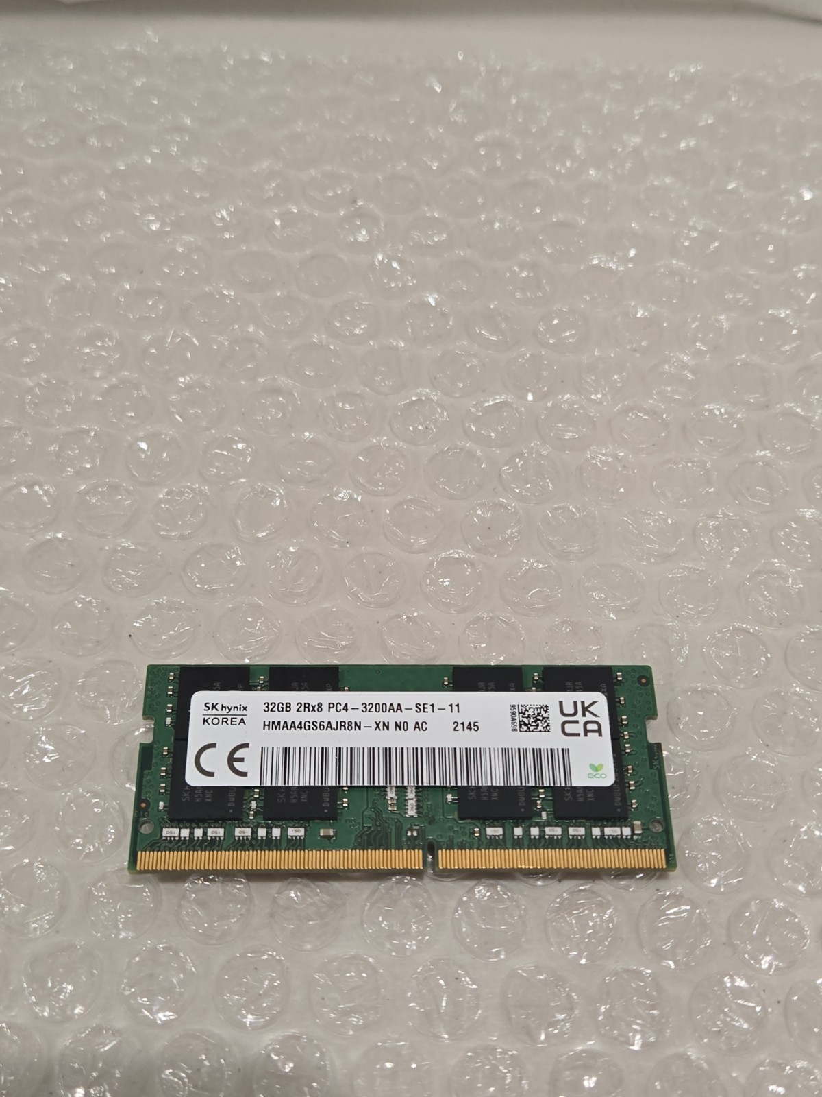SK hynix 32GB (1x32GB) DDR4-3200 SODIMM Laptop Memory RAM 3200MHz