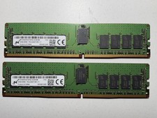 Lot of 2 Micron 16GB RDIMM MTA18ASF2G72PDZ-2G3B1 Server RAM picture
