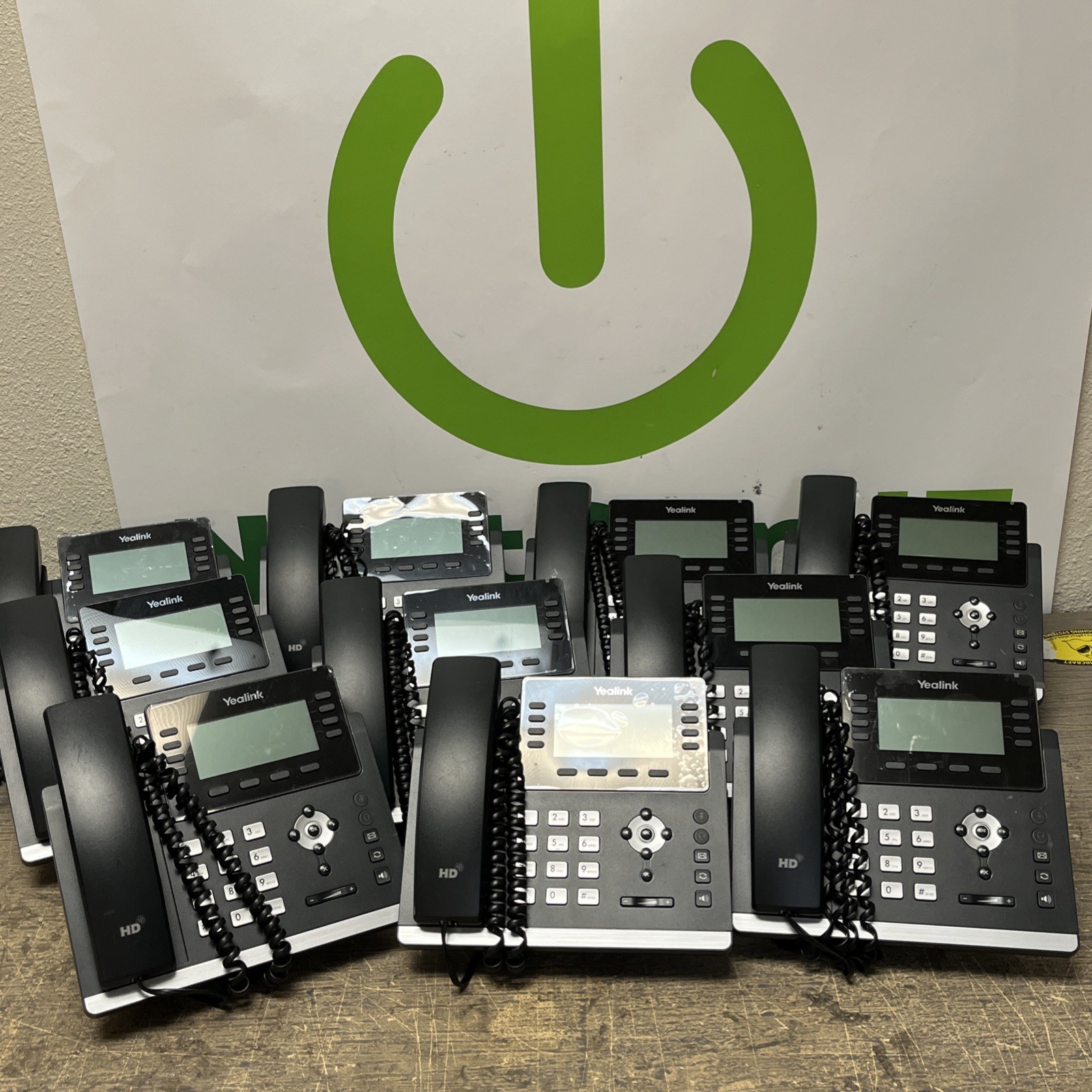 Lot of 10 Yealink SIP-T43U 12-Line Gigabit IP VoIP Phones PoE Dual USB Lot of 10 Yealink SIP-T43U 12-Line Gigabit IP VoIP Phones PoE Dual USB