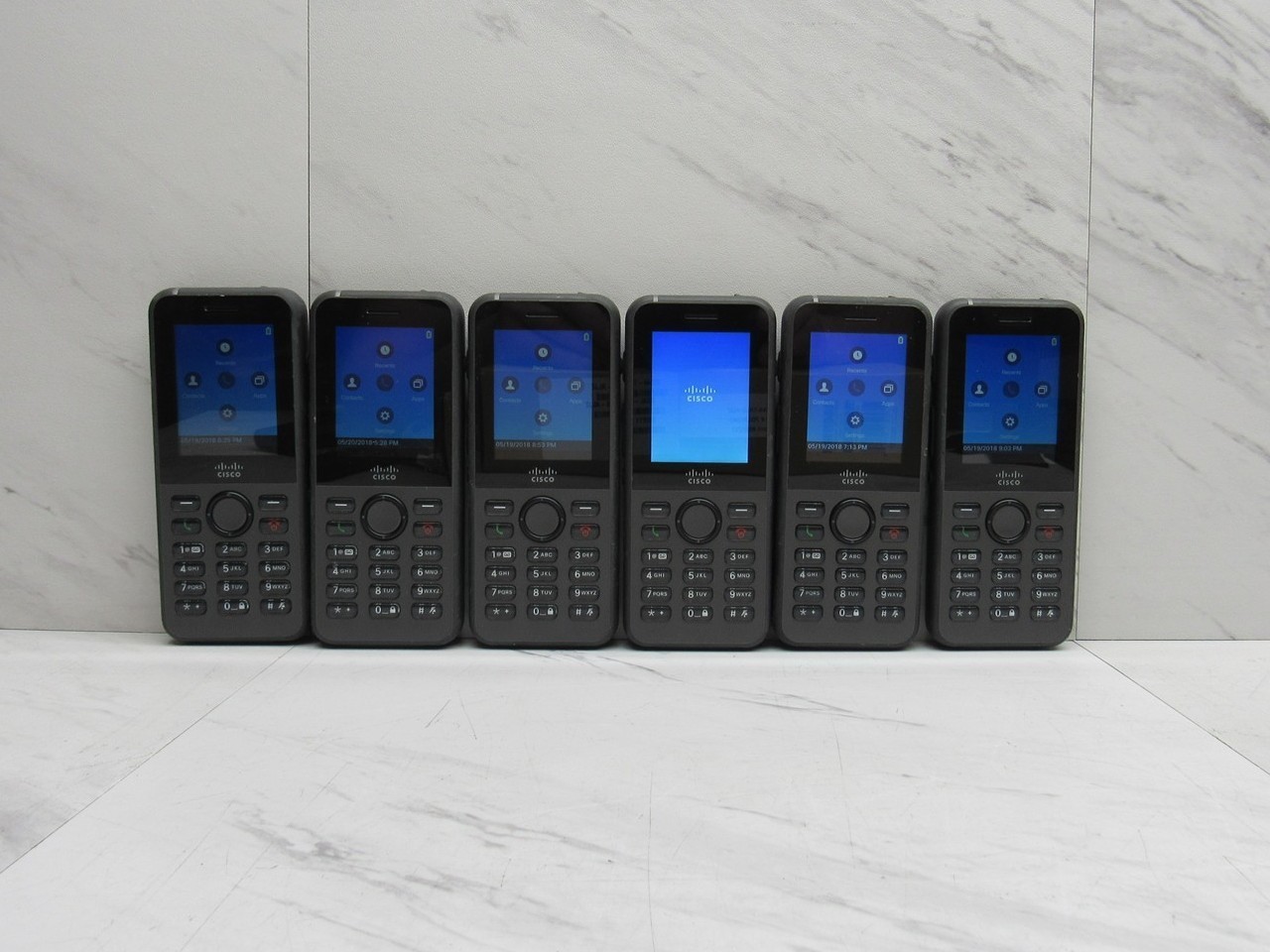 6 LOT - CISCO CP-8821-K9 Wireless IP VoIP Phone w/ Battery 8821 V09 6 LOT - CISCO CP-8821-K9 Wireless IP VoIP Phone w/ Battery 8821 V09